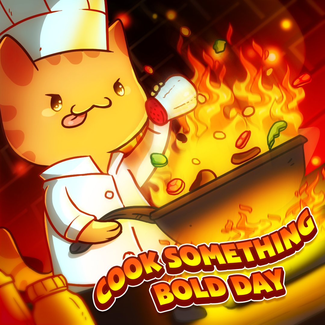 ilovecatgame's tweet photo. 👨🍳It's Cook Something Bold Day!🔥 A perfect opportunity to challenge yourself to explore new, bold, & tasty recipes! 😋
#ilovecatgame #cats #kitty #catgame #catsofinstagram #happy #cuteanimal #cooking #cookingtime #recipe #kitchen #cooksomethingboldday https://t.co/N7d6ahWLYz