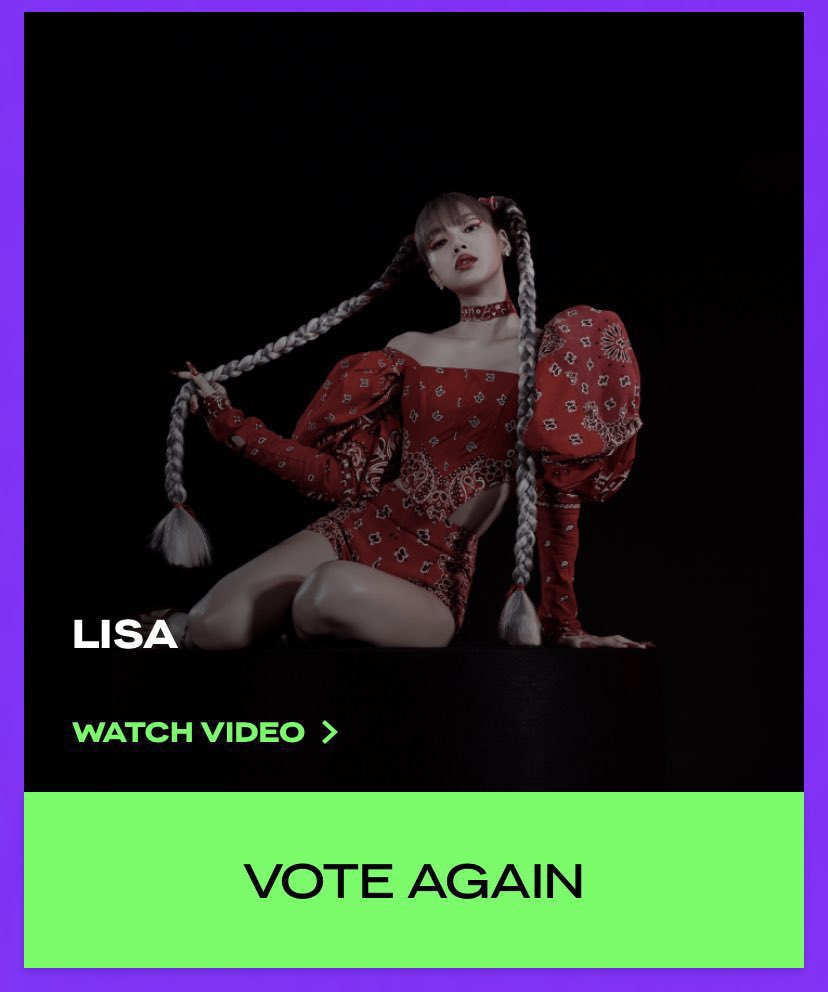 LisaPeruOficial's tweet photo. [📣] MTV EMAs!

Vamos a votar por LISA!

🔗 https://t.co/hweaf7d7r9

블랙핑크 리사 #LISA #리사            #BLACKPINK #블랙핑크 #LALISA https://t.co/4QvJheohH7