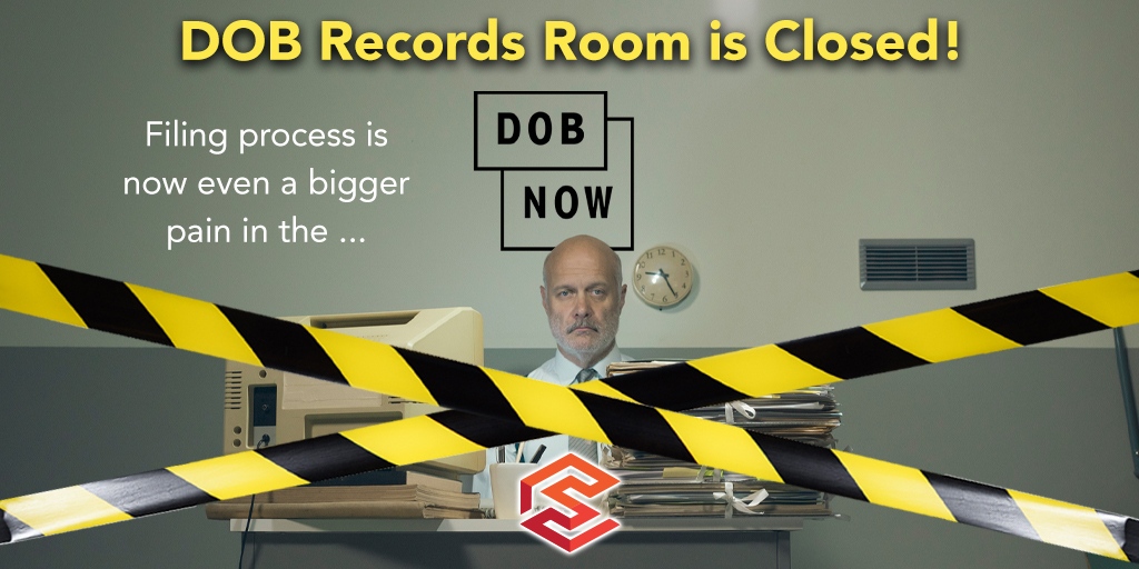 Citiscape_app's tweet photo. The Department of Buildings has issued an official notice that their records room is closed from 11/08 till 11/15! Filing paperwork has become an even bigger pain in the ... Citiscape does it better! #citiscape #citiscapeapp #frustrated #unbelievable #solution #wedoitbetter https://t.co/KIQ7DVhf2q