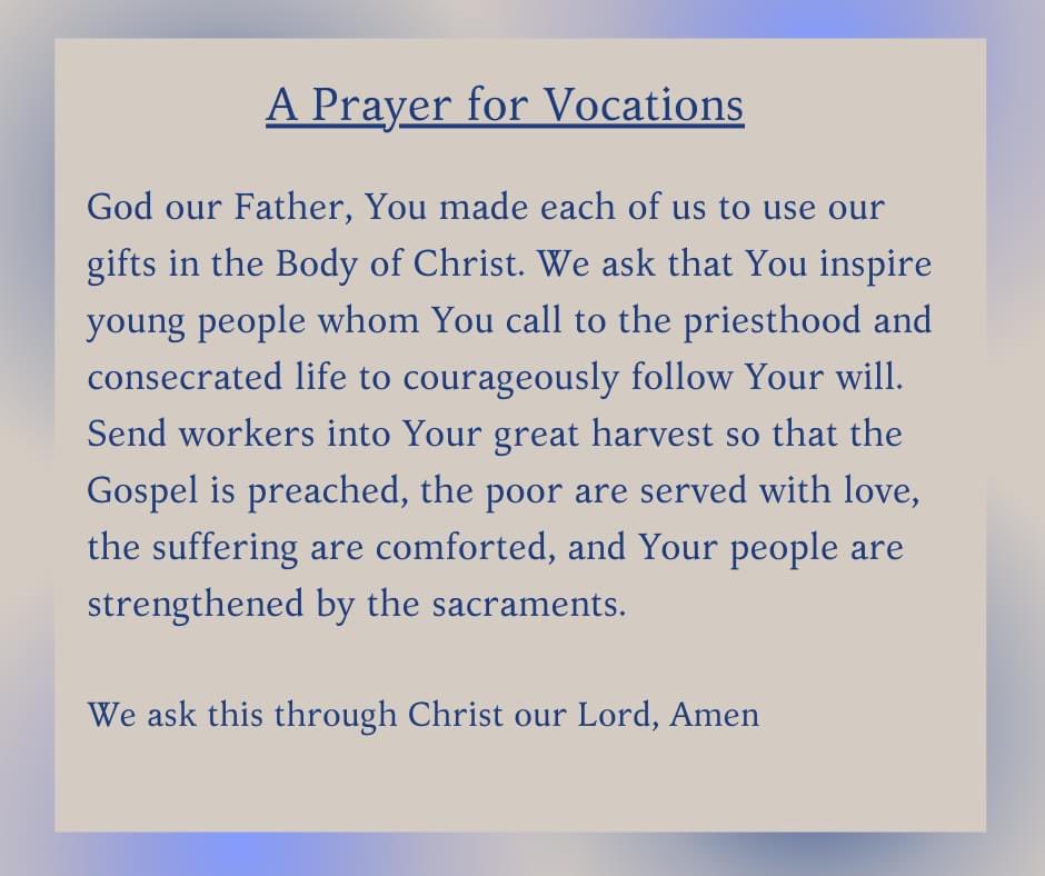 QASchool's tweet photo. We begin Vocations Week with A Prayer for Vocations and thank Father Paul Porter for blessing each of our students. #EncounterChrist https://t.co/DmJQAh21mn
