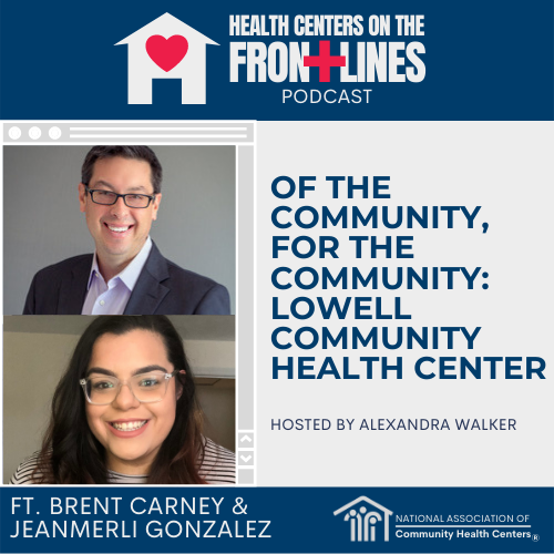lowell_chc's tweet photo. REACH LoWELL Program Manager, Jeanmerli and Lowell CHC Director of Marketing & Communications, Brent were featured in NACHC’s podcast, Health Centers on the Front Lines: Fighting COVID. Link to video: https://t.co/Ef10Iy2C3f
#LowellCHC https://t.co/VL93KnujLL