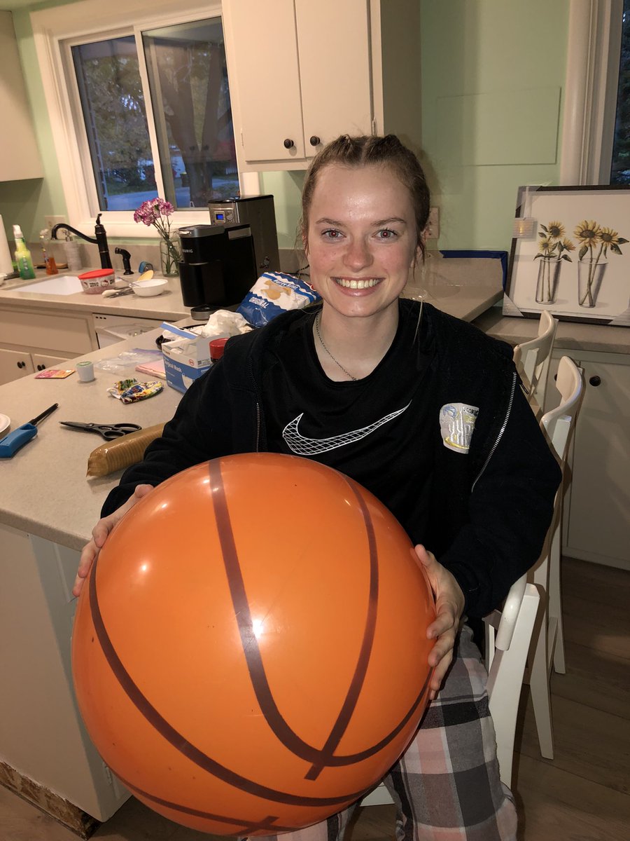 andyhenion's tweet photo. Here we go … senior year at @OkemosBBall starts today. Then and now … @haley_henion https://t.co/jg0SzP7x24