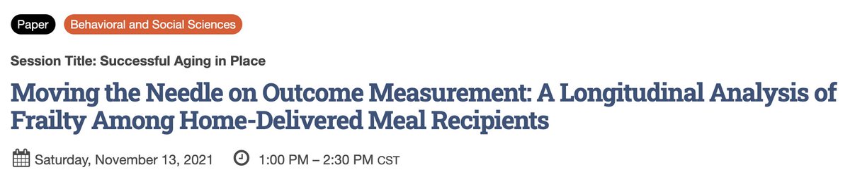 ISAR_SIG's tweet photo. #Frality is increasingly being used as an outcome measure. @ISAR_SIG member @lajuckett will talk measurement on Saturday 11/13 at noon EST! #impsci #agingresearch #gsa2021 https://t.co/FZNl56Rvt6