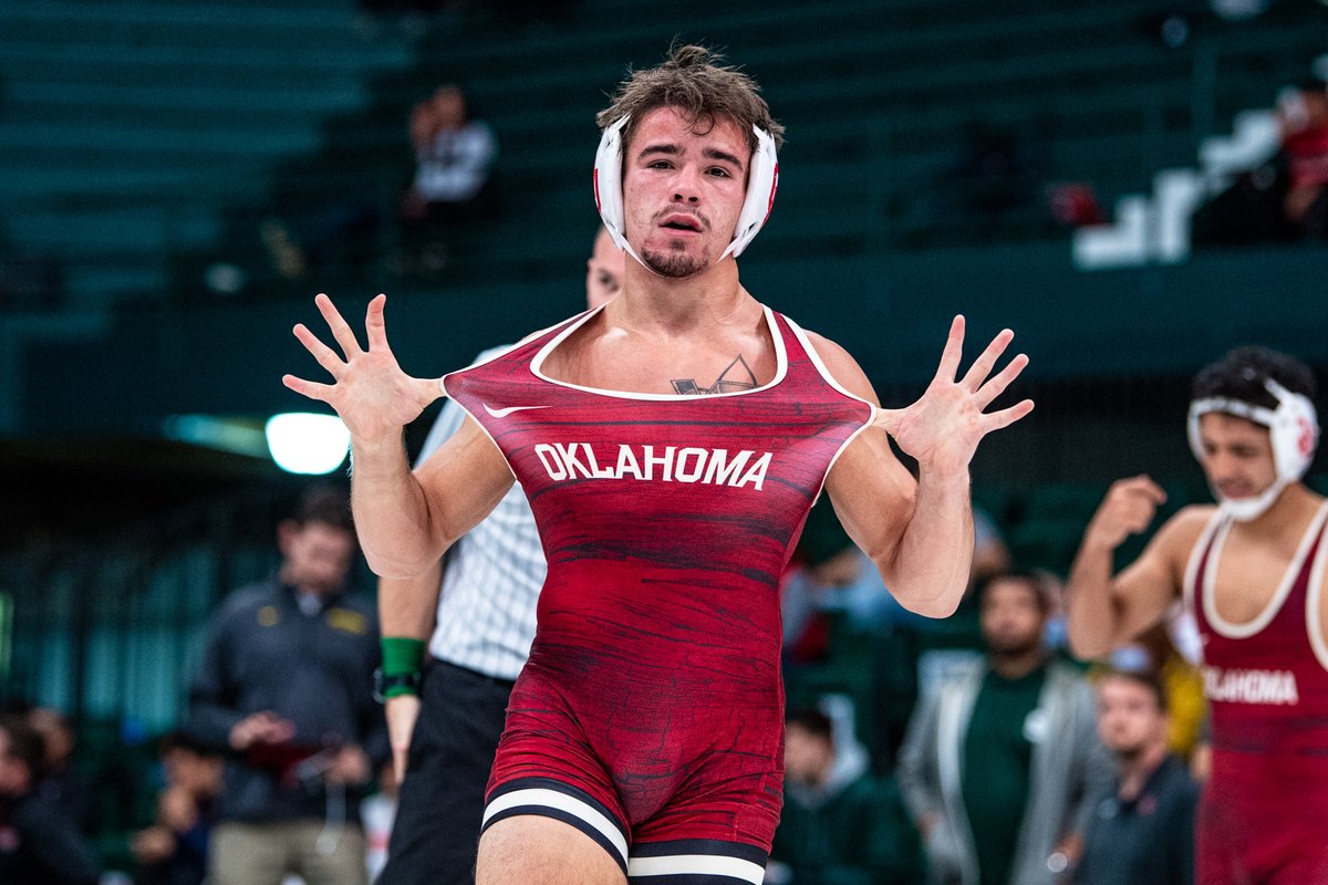 OU_Wrestling's tweet photo. They say all good things come in threes 🥇🥇🥇 https://t.co/yFzuee8KlO