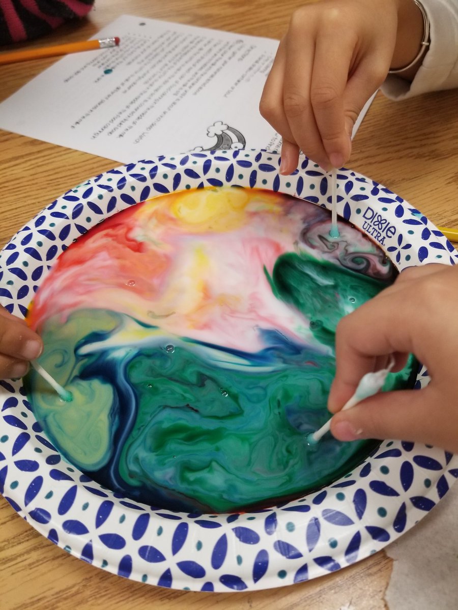 We had fun learning about procedural texts, following the directions, and observing the rainbow milk experiment. <a href="/DolvinES/">Dolvin ES</a> #DolvINcredible #Rainbowofpossibilities