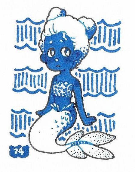 BeegMeedge's tweet photo. color challenge doodle 7:
lil mermaid (I forgot to post this yesterday so yeet)
#mermaid #doodle #art #blue https://t.co/VmuexlklZI