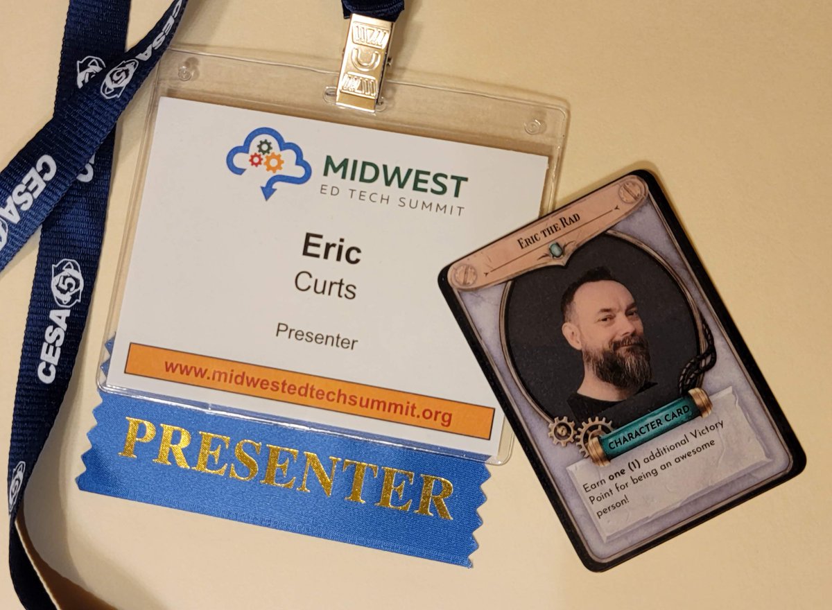 ericcurts's tweet photo. Excited to be presenting at the #MidwestEdTechSummit tomorrow!
🔑 Google Tools for Struggling Students
👓 Hipster Google
🎨 Awesome Uses of Google Drawings
🧱 The Big Blank Wall
All resources at https://t.co/z458ednlaD
#ControlAltAchieve #edtech #GoogleEDU #mwgs #cesa5 https://t.co/DtSugnDc9o