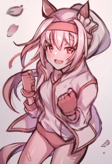 白いハルウララ
#ウマ娘 