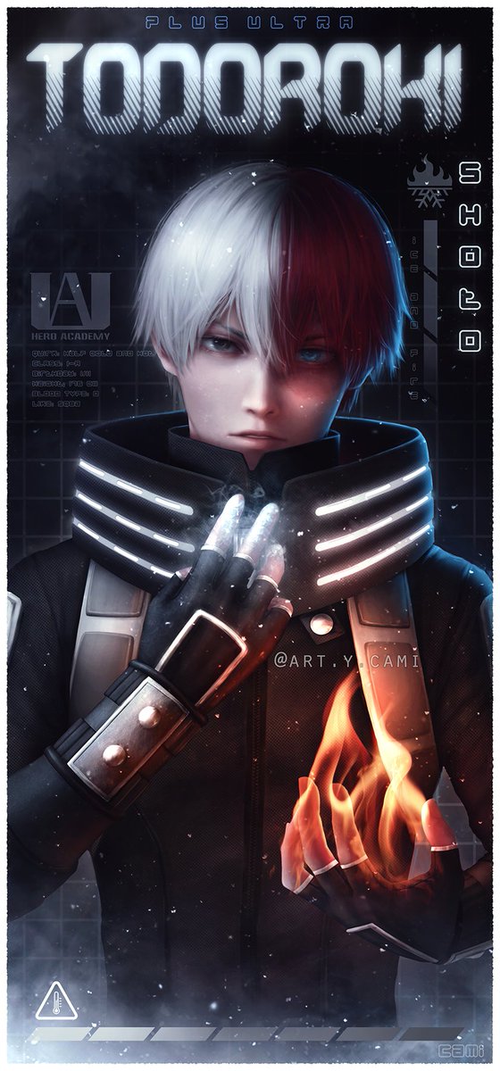 轟焦凍 「Shoto ❄️🔥

3/3 #todoroki 」|Camiのイラスト