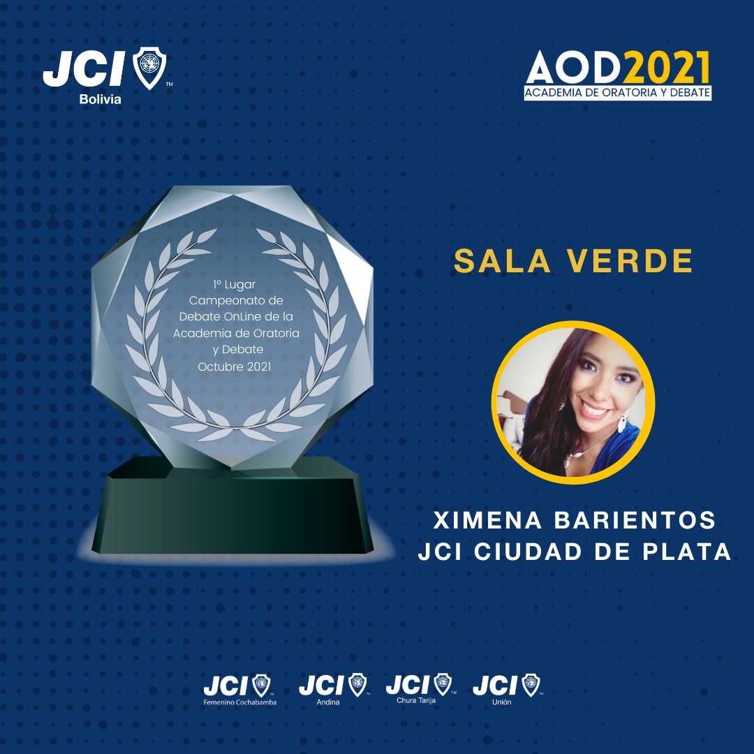 JCIBolivia2021's tweet photo. GRADUADOS CON HONORES 🎙 ACADEMIA DE ORATORIA Y DEBATE AOD 2021

#AOD2021 #DCN21 
#JCIBolivia #Liderazgosociedadyfuturo
#OneFuture #UnaAmerica
#RiseWithJCI 
#JCI #BeBetter https://t.co/ywTOenryc0