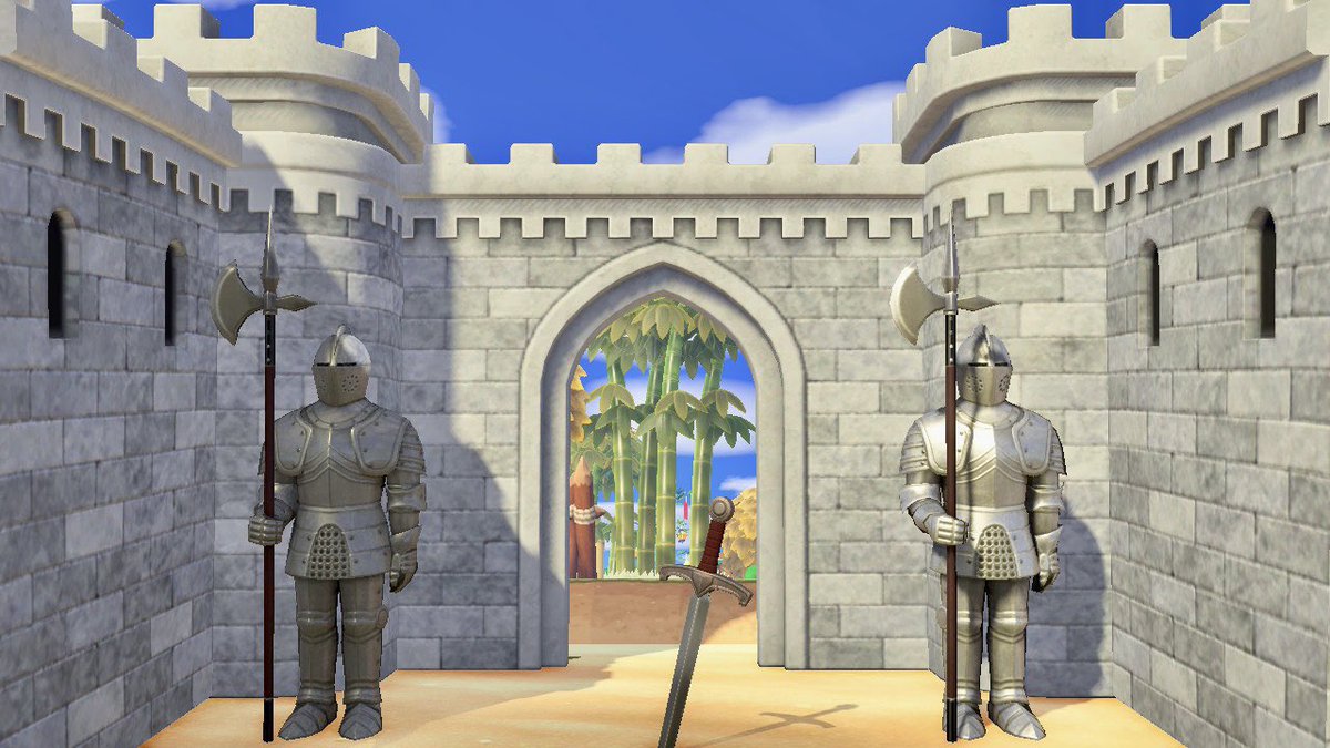🏰 CASTLE GA 🏰
Wanna build a castle on your island? This will give you everything you need to get started!
1 winner will receive everything in the picture &amp; more! 

To enter:
👑 Follow me (<a href="/ACNHPalm/">Spirited Wallflower</a>) and <a href="/CharmedACNH/">Charmed</a> 
👑 Like &amp; share this post 

Picking the winner in 24 hours!