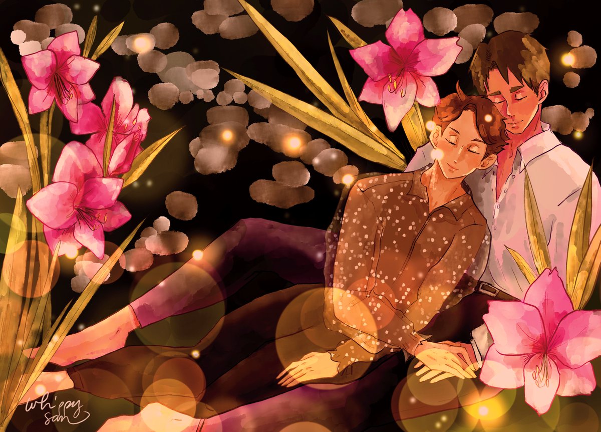 amaryllises symbolize love, respect, and admiration 🌷

another piece i did for @ushioikazine! thanks for having me! #ushioi #haikyuu