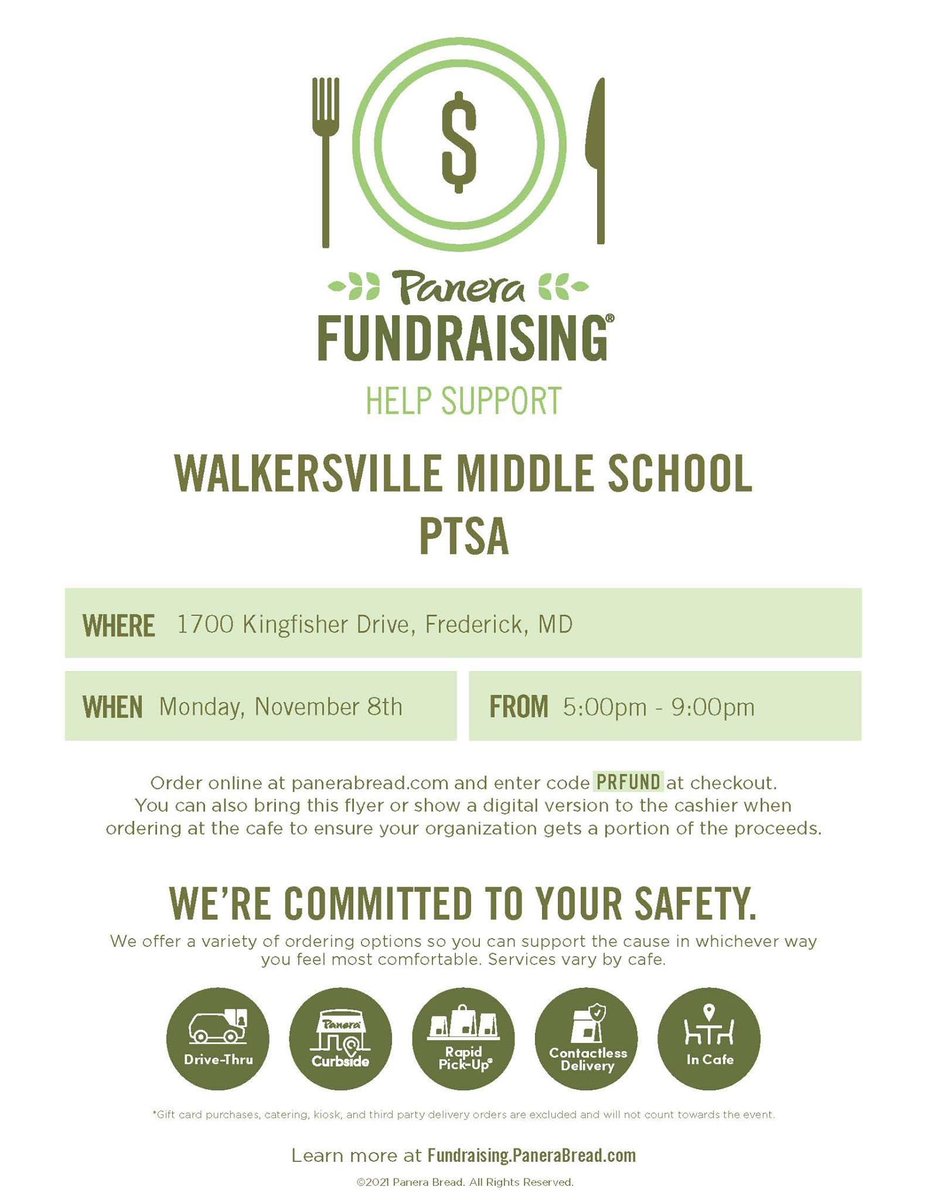 WMS_PTSA's tweet photo. Dine Out Tonight!! #wmsptsa @KSutherin_FCPS @_BAMillerFCPS https://t.co/DMmTa9v4K7