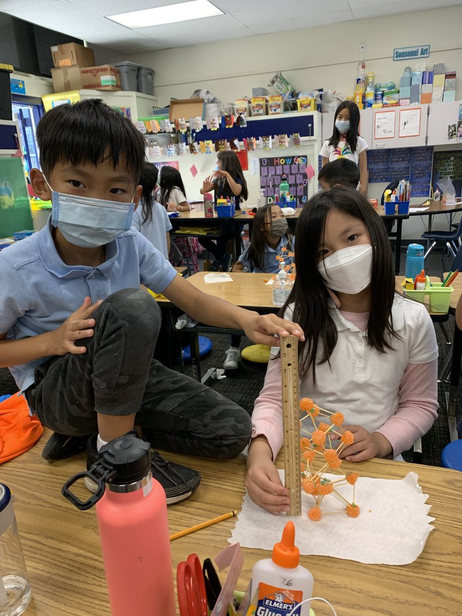 BrandyAcker1's tweet photo. Ss had fun celebrating fall with a fun stem activity; Who can make the tallest tower with gummy pumpkins and toothpicks? Our winner made it to 15 inches! https://t.co/iYvvM3liKl