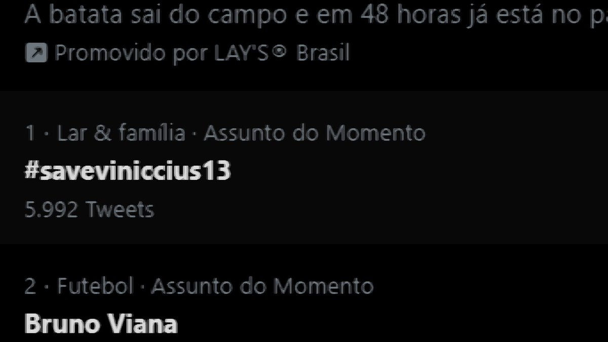 O Twitter percebeu que o carinho que temos pelo Viniccius13 é tão grande que colocou "Lar e família" como tópico da hashtag 🥺
#saveviniccius13