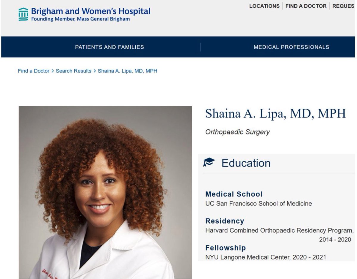 I am excited to share that I have joined the faculty of Brigham and Women’s Hospital/Harvard Medical School as a spine surgeon in the Department of Orthopedic Surgery. As the first black woman surgeon to be hired by any Harvard-affiliated orthopedic department, I recognize the
