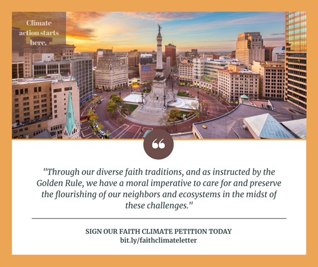 HoosierIPL's tweet image. Hoosiers from diverse faith traditions believe we have a duty to care for our planet and fight #climatechange. If you agree, sign our petition and send @GovHolcomb a message that the power to change starts here. hoosieripl.salsalabs.org/faithclimatele…