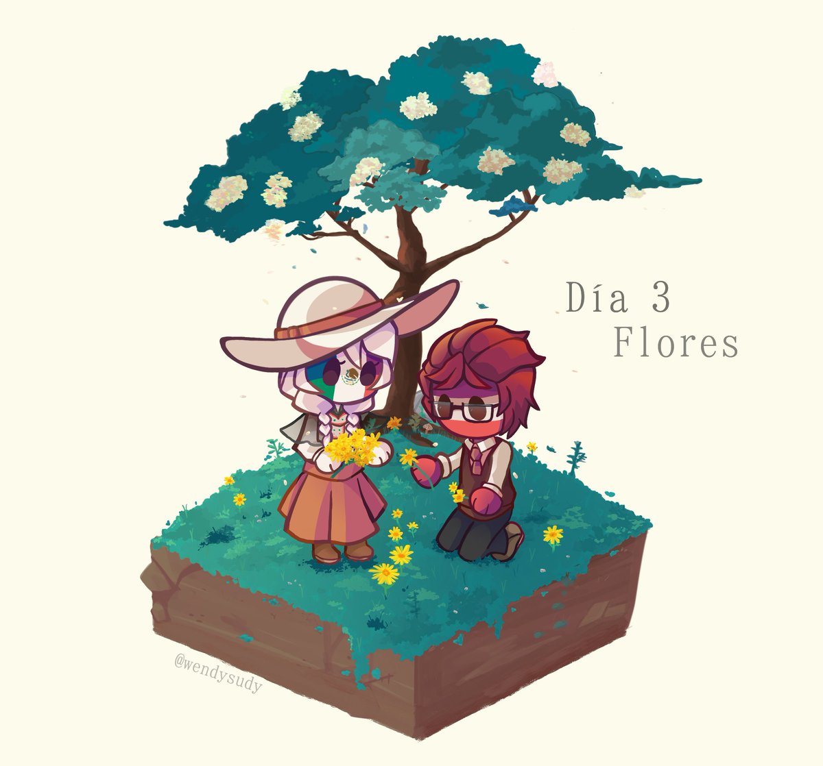 WENDYSUDY's tweet photo. Perdoón, ya paso un mes, pero tuve bastantes exámenes.
Día 3- Flores
Las flores que recolectan son árnica y las que mencionan son la Dalia y Edelweiss respectivamente
Las tres tienen propiedades medicas, pero no alcanzo a explicar aquí
#CountryHumans #ausmex #countryhumansmexico https://t.co/NZIaMlmxD7