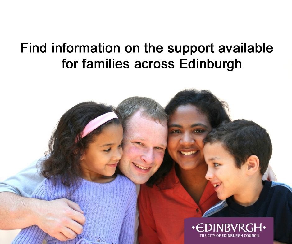 Find up to date information on the support and activities available for families across Edinburgh at edinburgh.gov.uk/supportforfami…
If you need help finding support for you or your child, email supportingparentsandcarers@edinburgh.gov.uk
#EdinSupportingFamilies