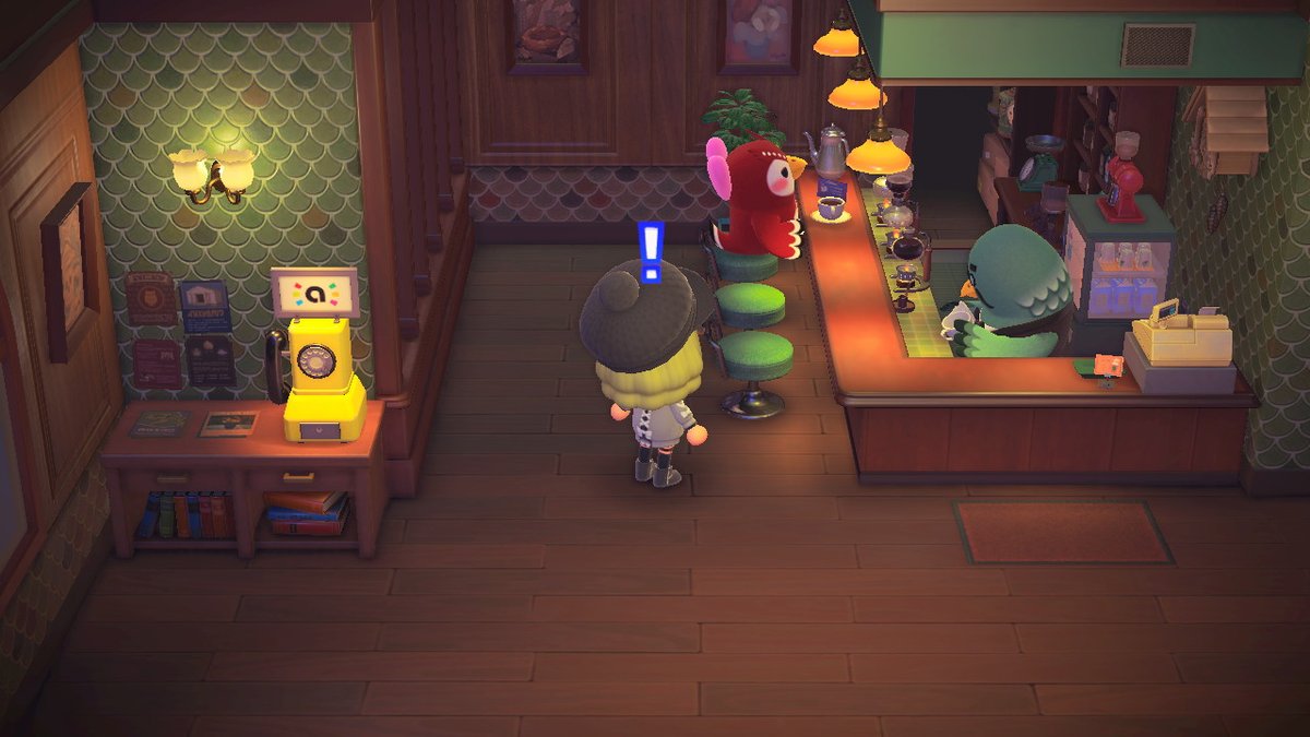 MizuAcnh's tweet photo. HELLO? Celeste enjoying some coffee before the stars come by~ #AnimalCrossing #ACNH #NintendoSwitch https://t.co/SfnAkKPzKu