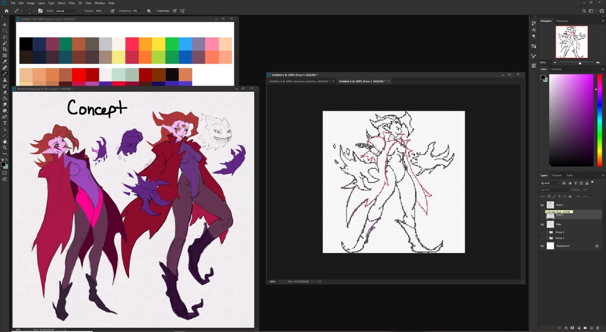 Phantom_MJP's tweet photo. Working on a new character Sprite for my Shadow Mage character. Hope you like. #pixelart #Sprite #CPS2 #fightinggames #stylizedcharacter #Shadowmage #Mage https://t.co/xNf2MB0VL3