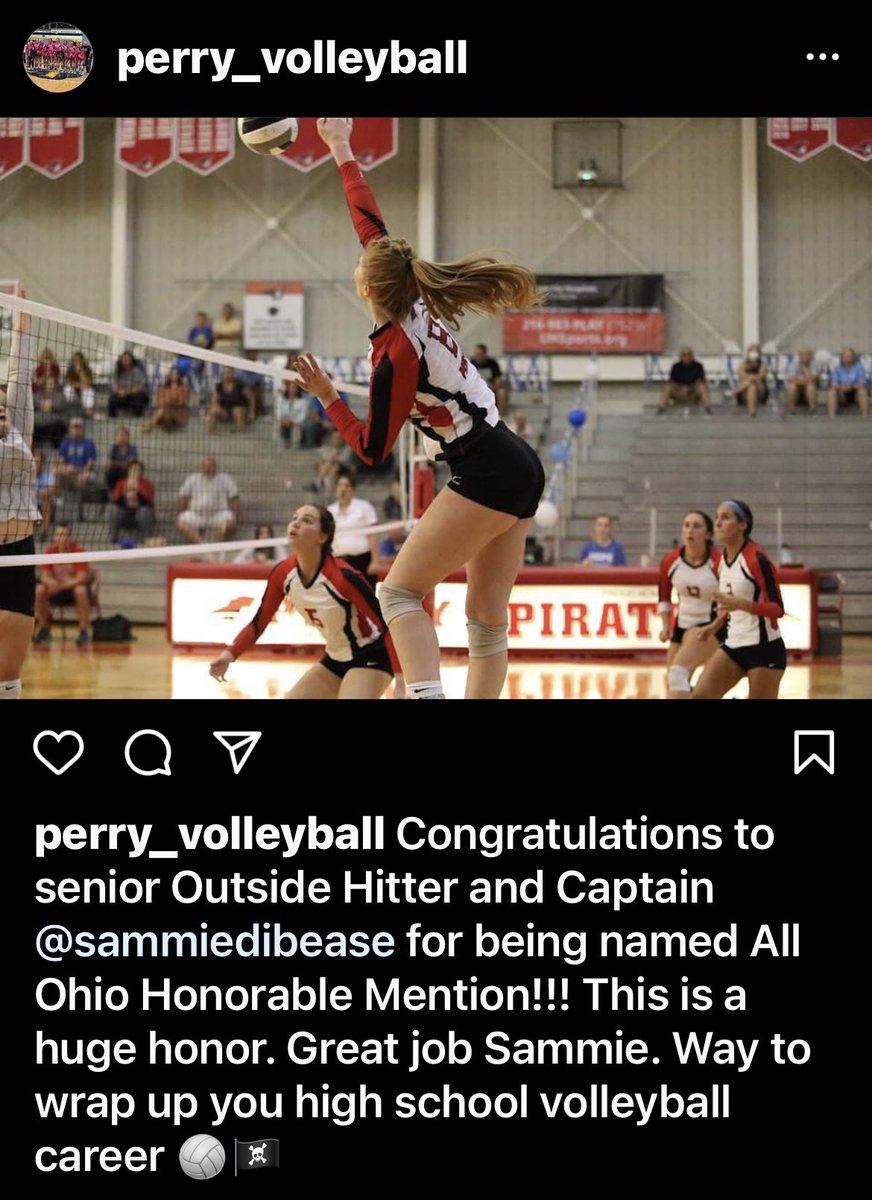 Way to go <a href="/sammie_dibease/">Sammie DiBease</a> 🏴‍☠️🏐