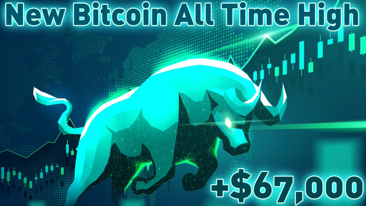 BitcoinMagazine's tweet photo. #Bitcoin hit a new all-time high of over $67,000! https://t.co/kTWNrnSwqd