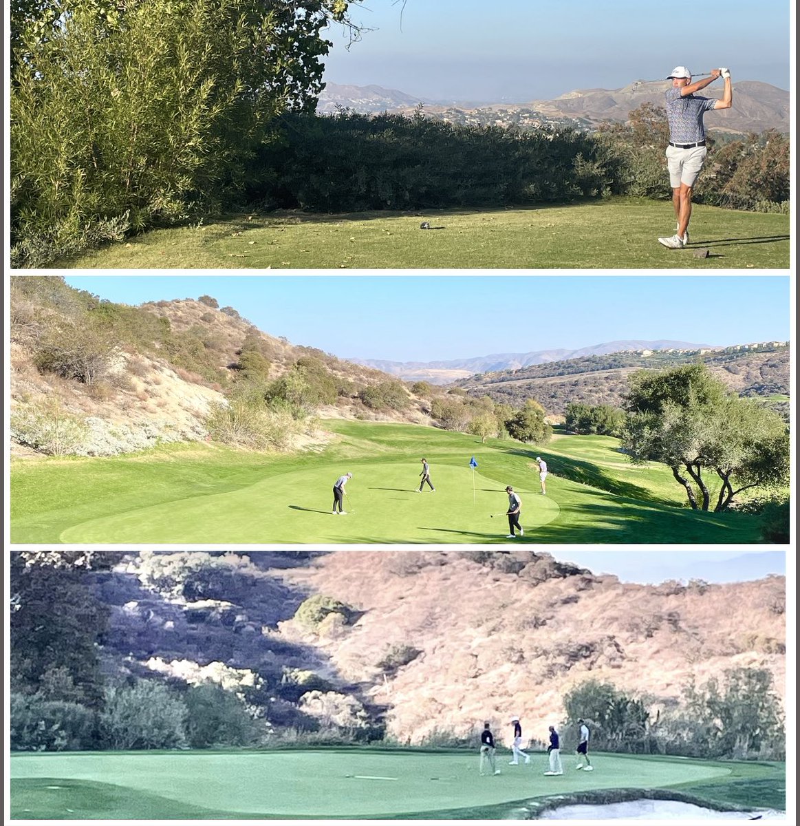 tl_coach's tweet photo. 3rd round 23rd #5IRONOpen taking place in the foothills of Corona #EagleGlenGC Eeli Kujanpaa on top at -5 with 12 holes to go https://t.co/qvBlbyWktc