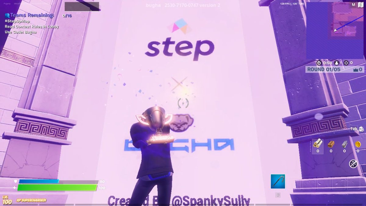 Pugany_'s tweet photo. Playing @bugha x @step map 💖
#StepUpMap https://t.co/cEjpX3HyG5