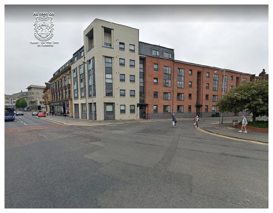 PaisleyPOWT's tweet photo. The changing Face of Paisley
Looking at Lawn Street from Gauze Street c.1975, Arnotts Department Store, fondly remembered, sorely missed by many and now redeveloped into apartments and of course the popular 'Pendulum' Restaurant https://t.co/sQl1OCmDlD