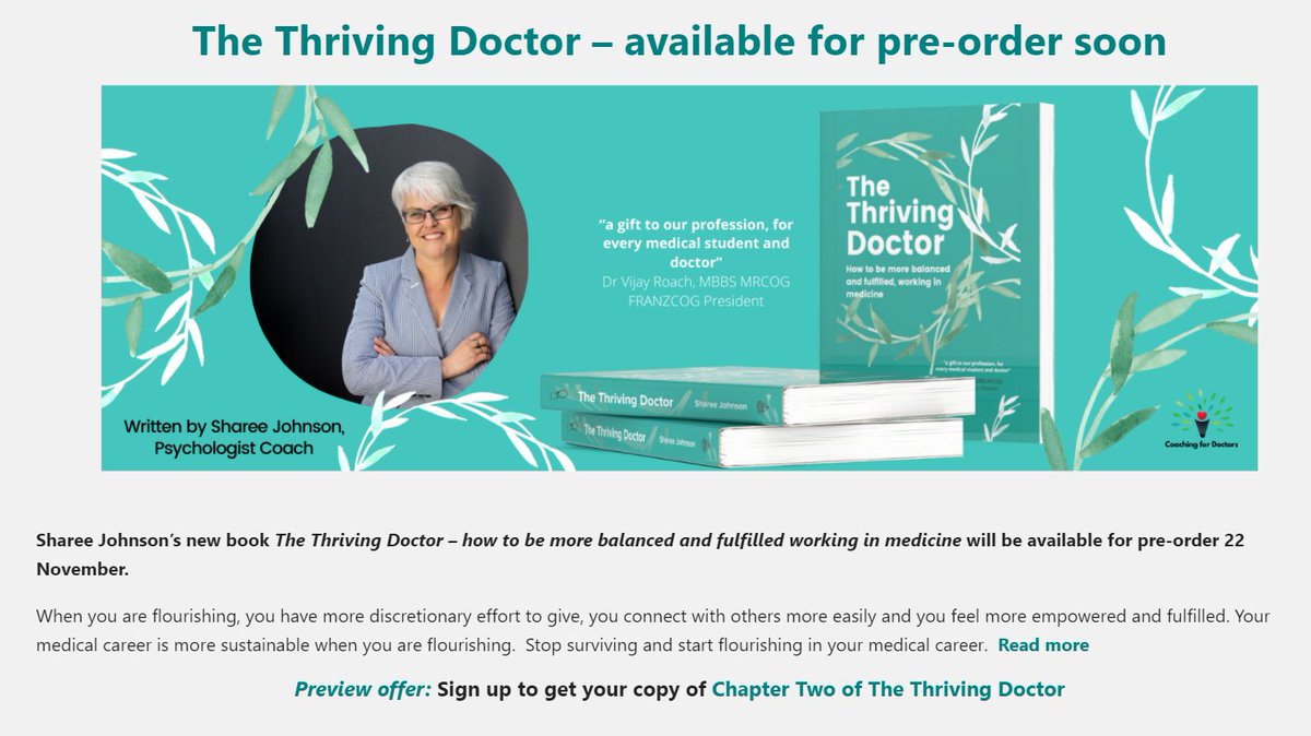 GoKindness_'s tweet photo. The Thriving Doctor - available soon!
From our friend Sharee Johnson.
https://t.co/gTl5xzeEy8 https://t.co/pidrdct14j