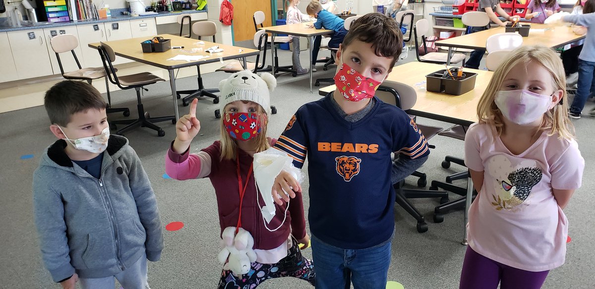 DoubekRobin's tweet photo. Working through the Engineering Design Process with these @LeggeeLeopards Ks. So proud of how far they've come! Successful casts! @PLTWorg https://t.co/3t930kFzNZ