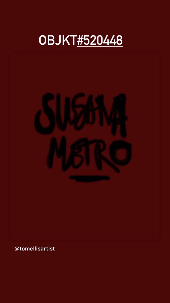 objkt#520448 aka Namework2 Susana Metro …unlike objkt#518085 this is released as an edition of 30 and for just pennies. If you do not fully comprehend … iterate  . #tezos #nft #nftart #nameworks #deagallery #nifty