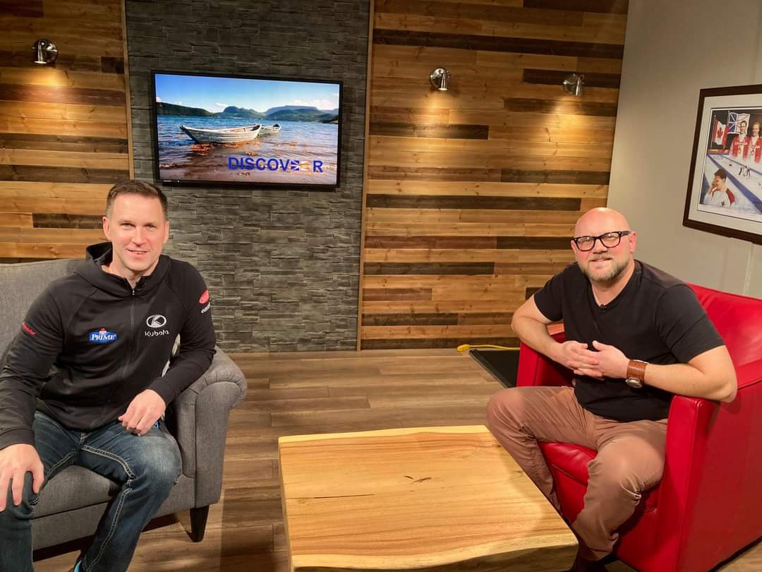 A big thanks to Brad Gushue for coming out to the <a href="/Eastlink/">Eastlink</a> Community TV Studio today after a long trip home from Chestermere, Alberta where Team Gushue won the Grand Slam of Curling's National. Stay tuned for a special episode of DiscoverNL with Brad coming soon. <a href="/TeamGushue/">Team Gushue</a>