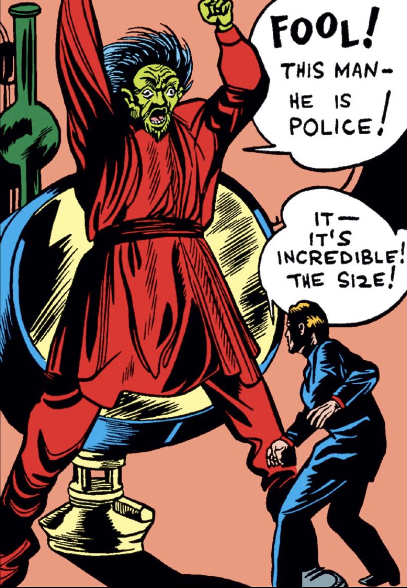 ClassicMarvel64's tweet photo. Daring Mystery Comics #1 (Cover Date 1-1940/Writer/Artist - #JoeSimon) 

#Marvel #MarvelComics #ComicArt #MarvelArt #GoldenAge #FieryMask https://t.co/EBkuyCyzPA