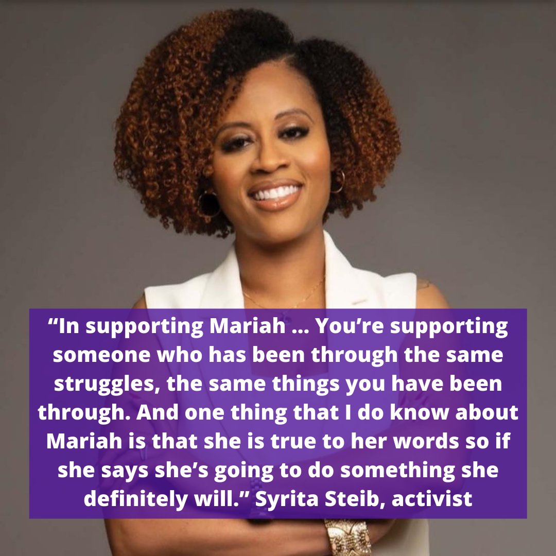 It’s advocates like Syrita Steib, whose work has helped hundreds of women returning to life after incarceration, who are helping us to reimagine the criminal legal system entirely. She gives me hope that we can &amp; will forge a brighter future for New Orleans.