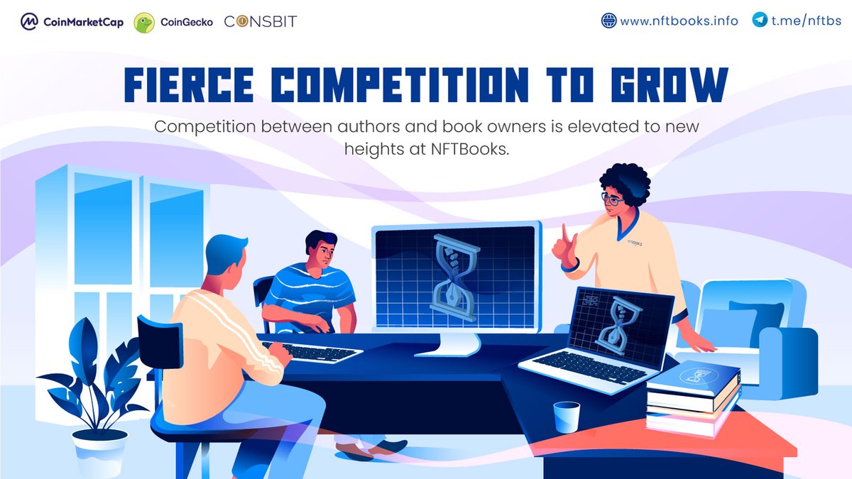 Where there is no competition, there is no development.
#WeAreRealBookers #PublishEcosystem #NFTBooks #BookSwarmArmy $NFTBS