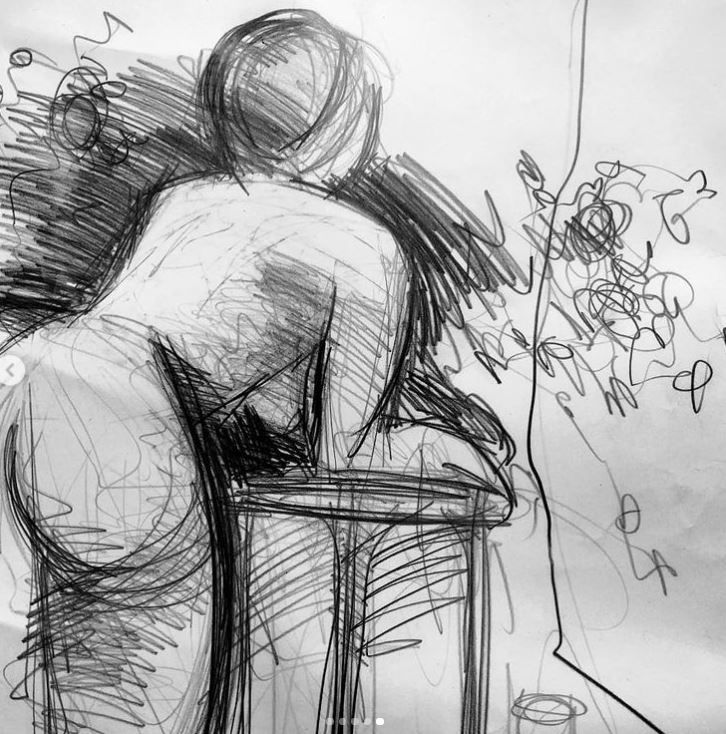 JamesAbellArt's tweet photo. #draweveryday #everyday thank you @atynudes as usual for great #lifemodels and #poses #graphitestick and #eraser on #liningpaper 08 November sessions #figuredrawing #lifedrawing #itstimetaedraw #glasgow #humanform https://t.co/FnpdejXe2a