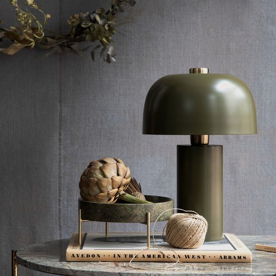 SabiraCollect's tweet photo. Going over some Fall trendy colors and starting with this beautiful army green lamps from  @houseofsloane https://t.co/zTU9HFjwmL