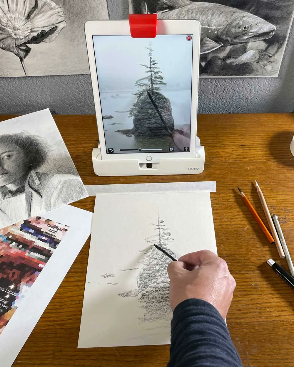 Artists Network on X: The Camera Lucida app can take your drawing