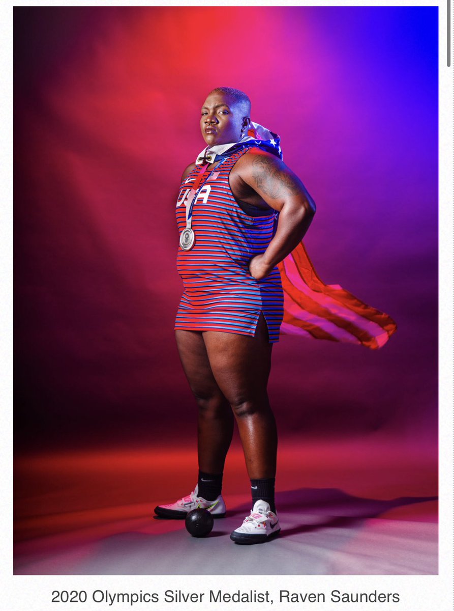 😂 Literally everything “they” hate. Big (forgot to suck the gut), black, gay, and a woman. Seriously though I love looking like the next <a href="/Marvel/">Marvel Entertainment</a> Lesbian Captain America defending the world from the clutches of mental abuse and oppression 🤣 #Embracetheintersection #lgbt #rainbow