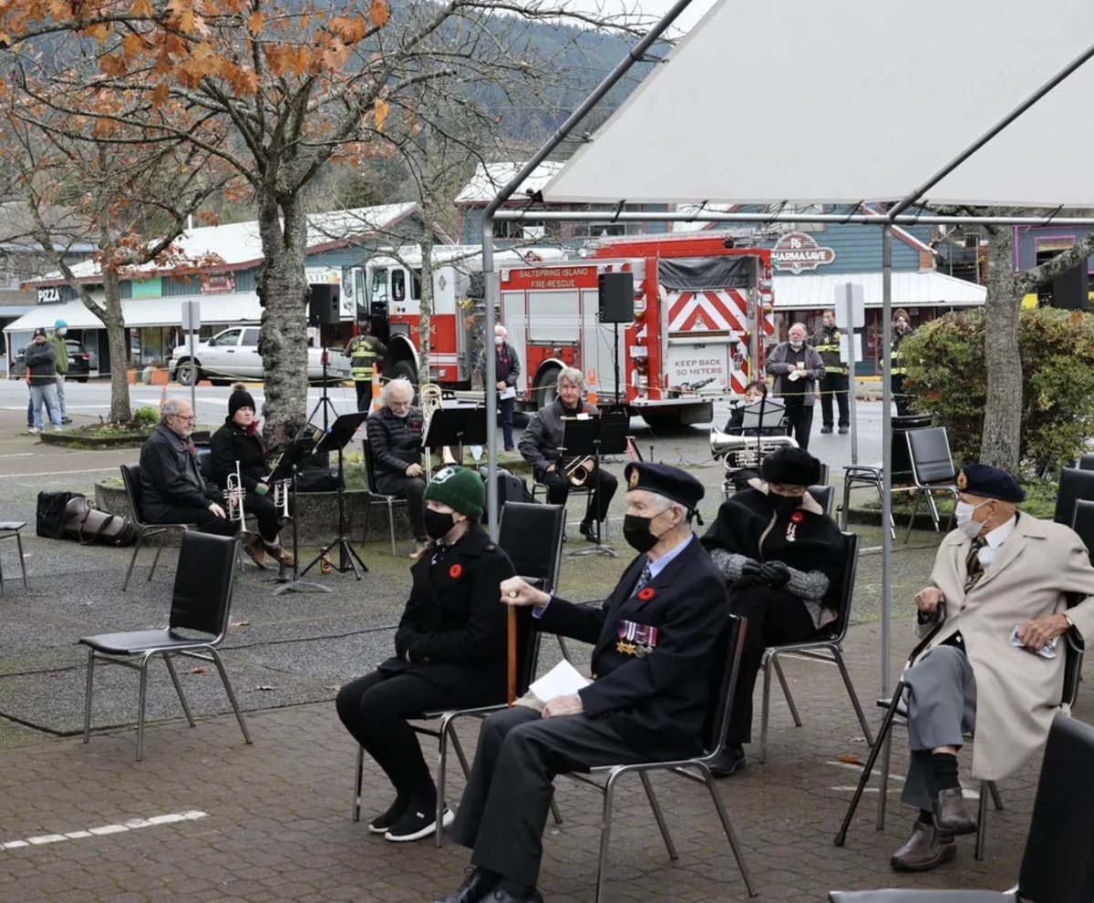 OpportunitySSI's tweet photo. Remembrance Day services will take place at 10:40am. The public is welcome to attend at Centennial Park. Due to COVID-19 health orders, the Legion will not be hosting the usual open house but will open for regular service at 3pm. #RemembranceDay #saltspringisland https://t.co/8IVPnAoiyk
