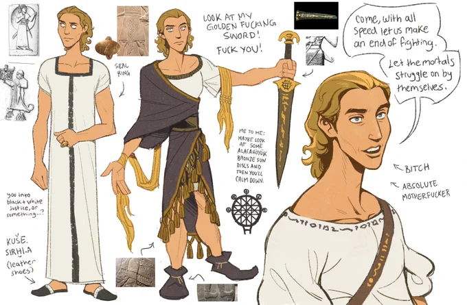the crucial thing about apollo is that he must be A) hot and B) look like he would repeatedly interrupt you in an intro to film studies class 