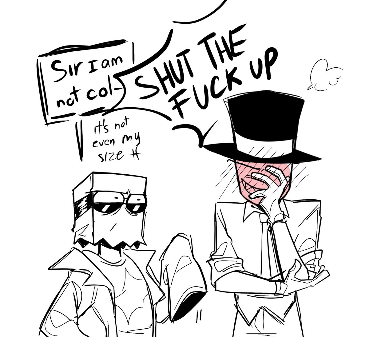 shiroirotasu's tweet photo. 👴 
#villainous #PaperHat https://t.co/RHfKaSZNSN