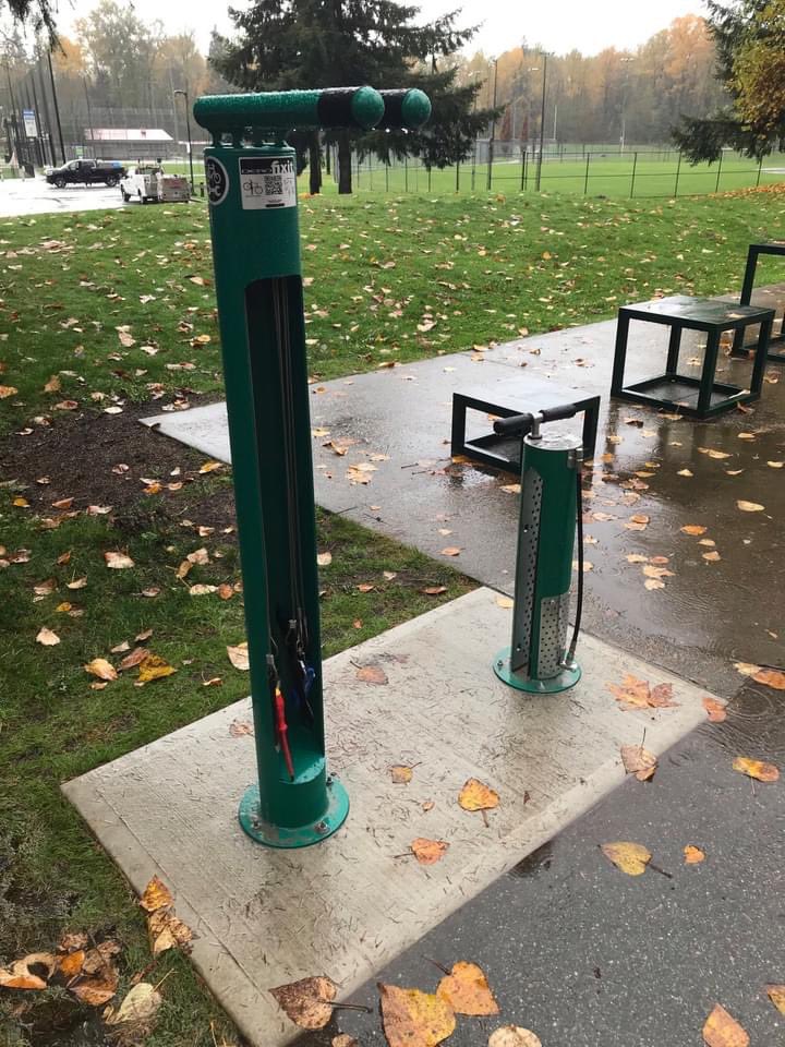 BradWestPoCo's tweet photo. Pleased to announce a new bike fix it station in Gates Park in @cityofpoco for our residents! https://t.co/axsZ63jS44