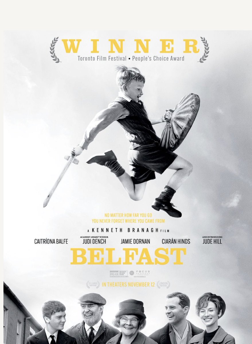 Free sneak peek screening of Belfast, tomorrow, Tuesday, 11/9 at 7PM at AMC Lowe’s Boston Common.  

Follow the link for free passes: focusfeaturesscreenings.com/IrishFilmFesti… Belfast has received rave reviews and was
Winner of the People’s Choice Award at Toronto International Film Festival.