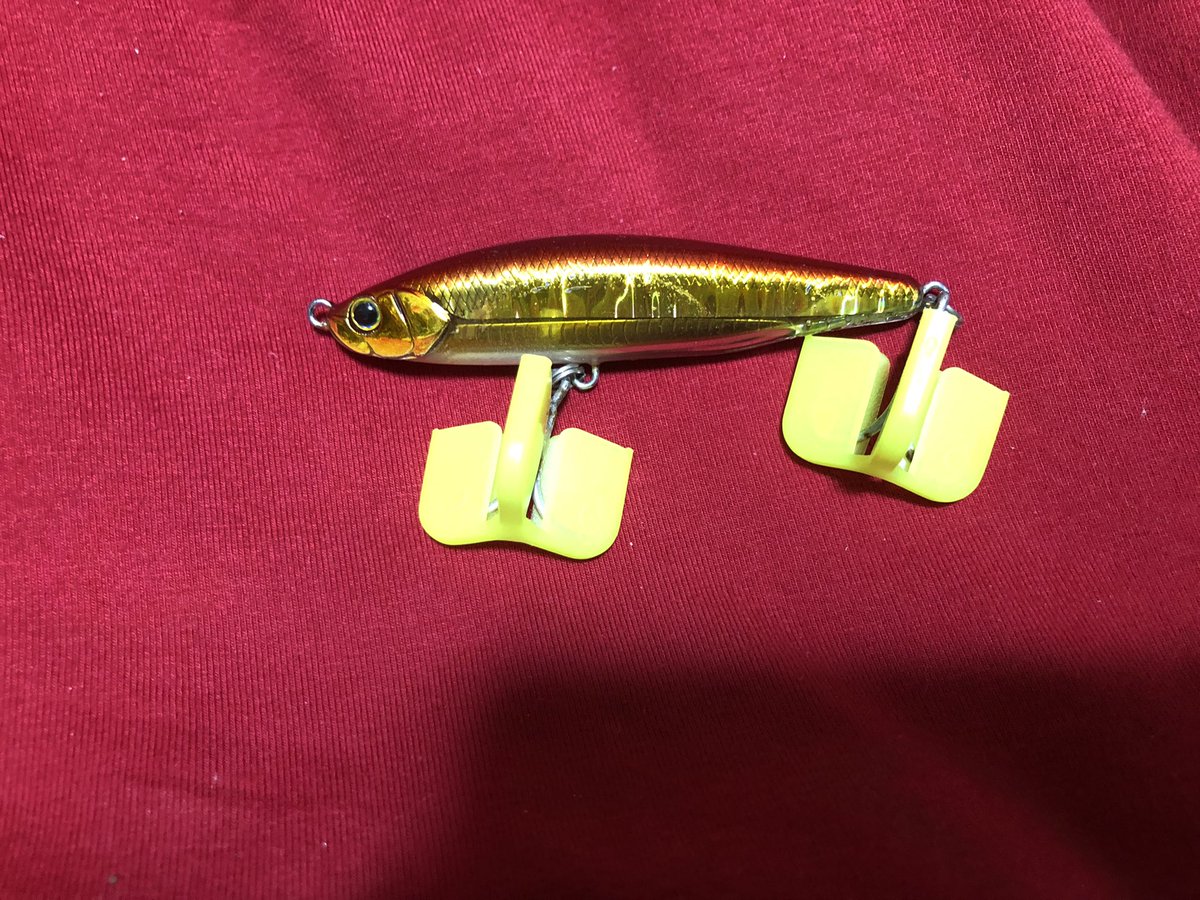 wattadoturi's tweet photo. #プレゼント企画
第五弾
ジャッカル、フォールトリック84mm
赤金
使用済み中古ですが、自分使わなくなったのでプレゼントします
参加方法はリツイート&amp;フォロー
企画は11／16迄
YouTube登録してくれた方は当選確率2倍にしますw
よろしくお願いします https://t.co/hEgMnnwLJ5