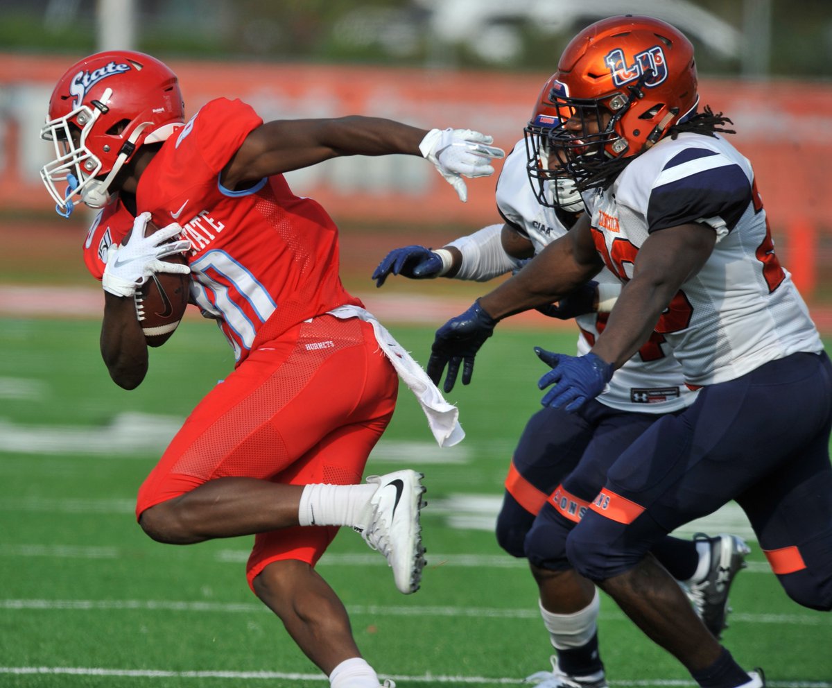 DSUHornets's tweet photo. Make note that Saturday's 2021 home finale vs. Norfolk St. is set for 1:00 p.m. at Alumni Stadium https://t.co/3eHsLwZI3z