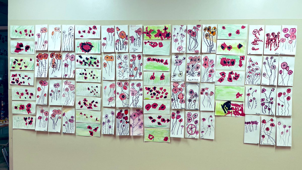 Kindergarten and Fourth grade poppies hanging proudly in the <a href="/ASE_Dalmatians/">Sullivan Elementary</a> main hallway. <a href="/FBISDvisualart/">Fahmi Khan-FBISD Visual Arts</a> @MrsLev_ASE_Art <a href="/Weldon_ASE/">Courtney Weldon</a> <a href="/Blackshire_ASE/">Joyce Blackshire</a> @Ford_ASE