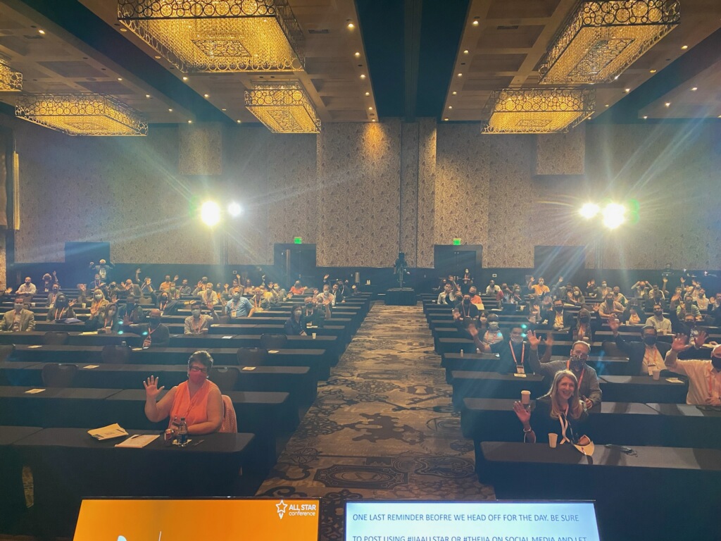 TheIIA's tweet photo. What are the 7 Simple Habits of Inclusive Leaders? Find out next from Melissa Majors at #IIAALLSTAR! General Session 2 is about to start! https://t.co/EVzhYDELxZ